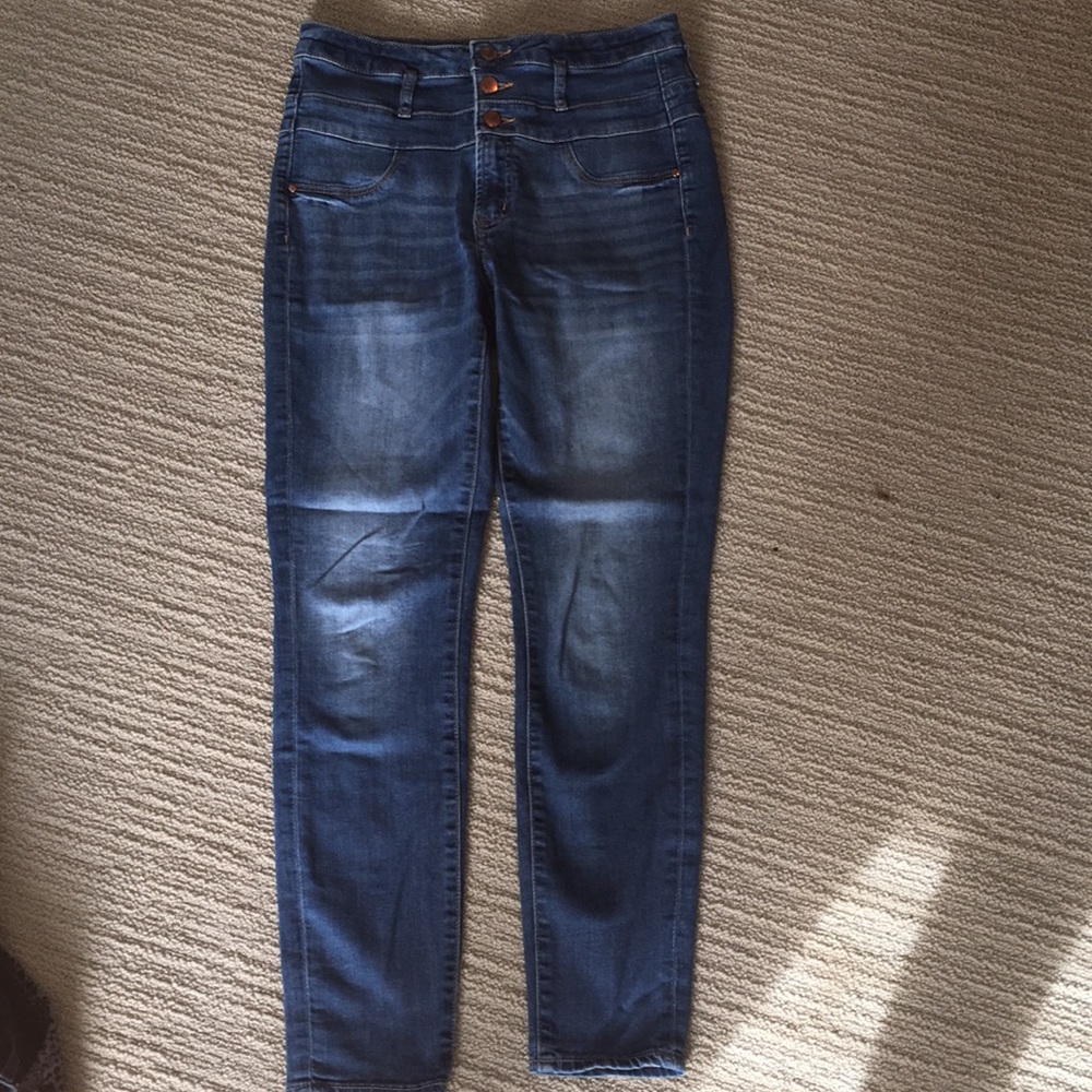 High rise jeans